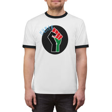Load image into Gallery viewer, Human Rights Unisex Origins. Ringer Tee