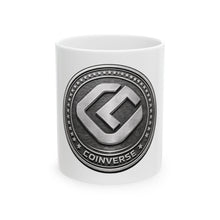 Load image into Gallery viewer, Coinverse Metal Emblem Ceramic Mug (11oz, 15oz)