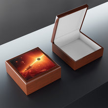 Load image into Gallery viewer, Coinverse Jewelry Box — Gold Coin Logo Decorative Keepsake Box