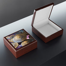 Load image into Gallery viewer, Coinverse Jewelry Box — Gold Coin Logo Decorative Keepsake Box