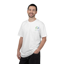 Load image into Gallery viewer, Safe Passage-Home Sweet Home Tee — Community Builders Minimal House Logo T-Shirt