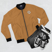 Load image into Gallery viewer, CoinVerse Bomber Jacket (Mild Honey) — "Social Earning Revolution"