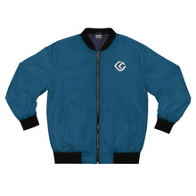 Load image into Gallery viewer, CoinVerse Bomber Jacket(Deep Pacific) — "Social Earning Revolution"