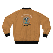 Load image into Gallery viewer, CoinVerse Bomber Jacket (Mild Honey) — "Social Earning Revolution"