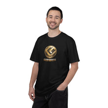 Load image into Gallery viewer, CoinVerse Logo T-Shirt — Gold Emblem