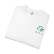 Load image into Gallery viewer, Safe Passage-Home Sweet Home Tee — Community Builders Minimal House Logo T-Shirt