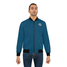 Load image into Gallery viewer, CoinVerse Bomber Jacket(Deep Pacific) — "Social Earning Revolution"