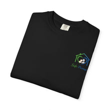 Load image into Gallery viewer, Safe Passage-Home Sweet Home Tee — Community Builders Minimal House Logo T-Shirt