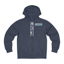 Load image into Gallery viewer, ND Vert. Logo Unisex French Terry Zip Hoodie