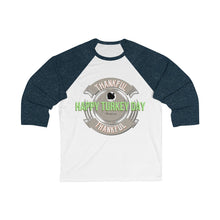 Load image into Gallery viewer, Unisex 3/4 Sleeve Holiday ThanksGiving Tee