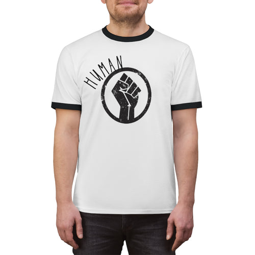Human Rights Unisex B.O.B. Ringer Tee