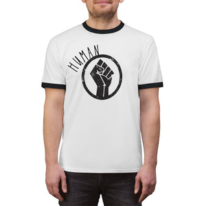Human Rights Unisex B.O.B. Ringer Tee