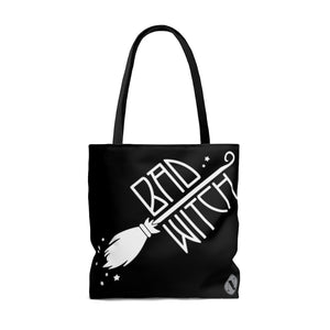 Bad Witch AOP Tote Bag Black