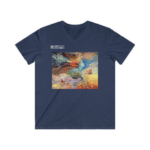 Load image into Gallery viewer, Men's Fitted V-Neck Short Sleeve Tee Mama Season