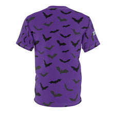 Load image into Gallery viewer, Bats AOP Tee Purple/Gold