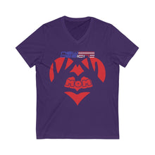 Load image into Gallery viewer, Mothers Heart n' Hand Unisex Jersey Short Sleeve V-Neck Tee