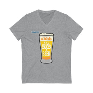 Fathers Day Jersey Short Sleeve V-Neck Tee