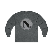 Load image into Gallery viewer, Ultra Cotton Long Sleeve Tee Coin Print Logo