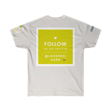 Load image into Gallery viewer, Unisex Ultra Cotton WOW Book/ Follow Back Tweet Tee