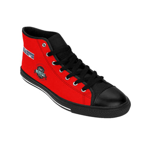 (ND) alt.logo -Men's High-top Sneakers Caliente Red