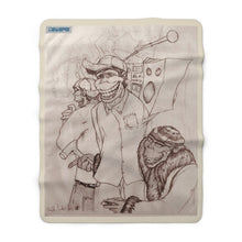 Load image into Gallery viewer, Great Apes -Sherpa Fleece Blanket