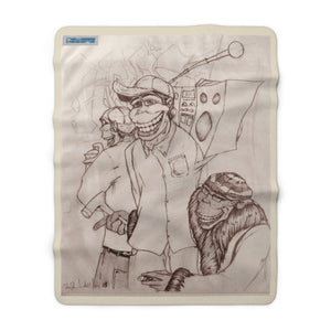 Great Apes -Sherpa Fleece Blanket