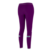 Load image into Gallery viewer, Women's Cut &amp; Sew Casual Leggings Grape