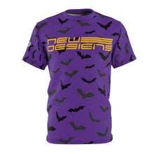 Load image into Gallery viewer, Bats AOP Tee Purple/Gold