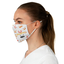 Load image into Gallery viewer, Spooky Pumpkin Face Mask White