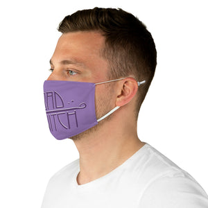 Bad Witch Face Mask purple