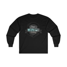 Load image into Gallery viewer, Ultra Cotton Long Sleeve Tee College Print Logo