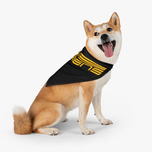 Load image into Gallery viewer, Pet Bandana Icon Logo Gold/Blk