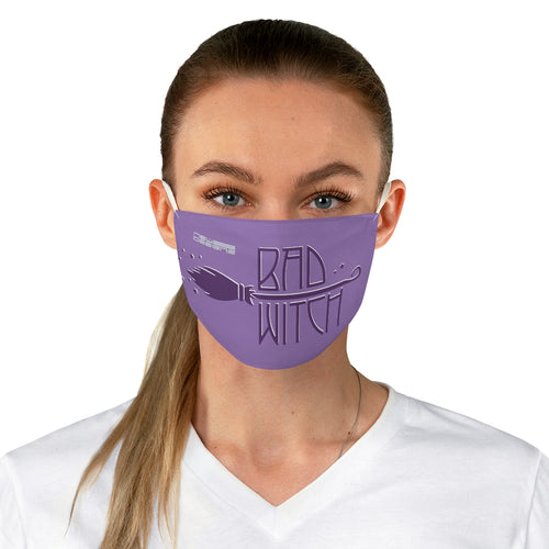 Bad Witch Face Mask purple