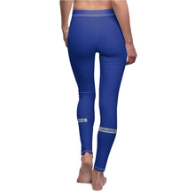 Load image into Gallery viewer, Women's Cut &amp; Sew Casual Leggings New Designs Blue