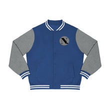 Load image into Gallery viewer, Men's Varsity Jacket (ND) Coin Print Logo