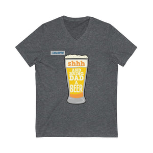 Fathers Day Jersey Short Sleeve V-Neck Tee