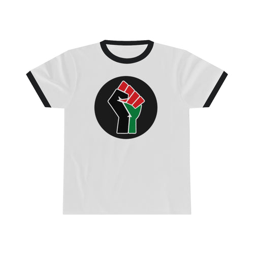 Human Rights Unisex Origins bk. Ringer Tee
