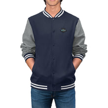 Load image into Gallery viewer, Men's Varsity Jacket (ND) College Print Logo