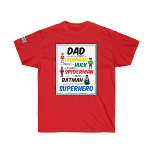 Fathers Day Super-Hero Ultra Cotton Tee