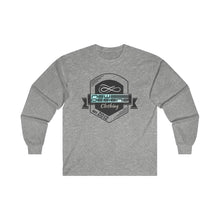 Load image into Gallery viewer, Ultra Cotton Long Sleeve Tee College Print Logo