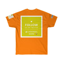 Load image into Gallery viewer, Unisex Ultra Cotton WOW Book/ Follow Back Tweet Tee