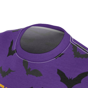 Bats AOP Tee Purple/Gold