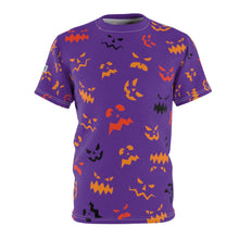 Load image into Gallery viewer, Spooky Pumpkin AOP Tee Purple