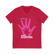 Load image into Gallery viewer, Mothers Hands Unisex Jersey Short Sleeve V-Neck Tee