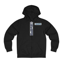 Load image into Gallery viewer, ND Vert. Logo Unisex French Terry Zip Hoodie