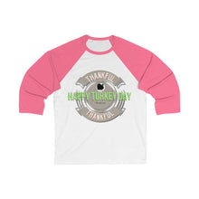 Load image into Gallery viewer, Unisex 3/4 Sleeve Holiday ThanksGiving Tee