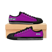 Load image into Gallery viewer, (ND) Plum.alt logo -Women&#39;s Canvas Sneakers