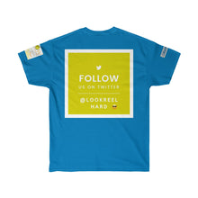Load image into Gallery viewer, Unisex Ultra Cotton WOW Book/ Follow Back Tweet Tee