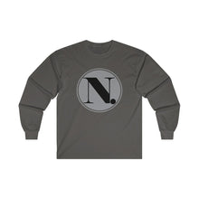Load image into Gallery viewer, Ultra Cotton Long Sleeve Tee Coin Print Logo