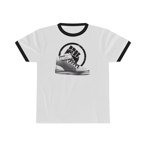 Human Rights MDX Shoe.bk. Ringer Tee